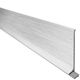Designbase-SL Wall Base Profile DESIGNBASE-SL - Aluminum Brushed Stainless Appearance 3-1/8" (80 mm) x 8' 2-1/2"
