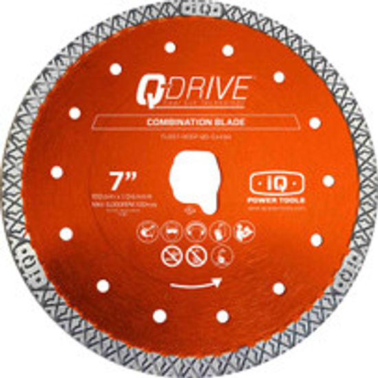 Lame Q-Drive pour carreaux sèche combo 7" x 005