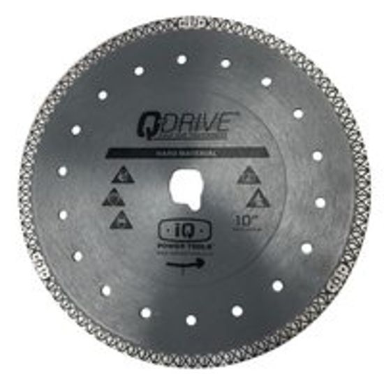 Lame Q-Drive Plus pour tuiles de céramque et matériaux dur sec 10" x.060