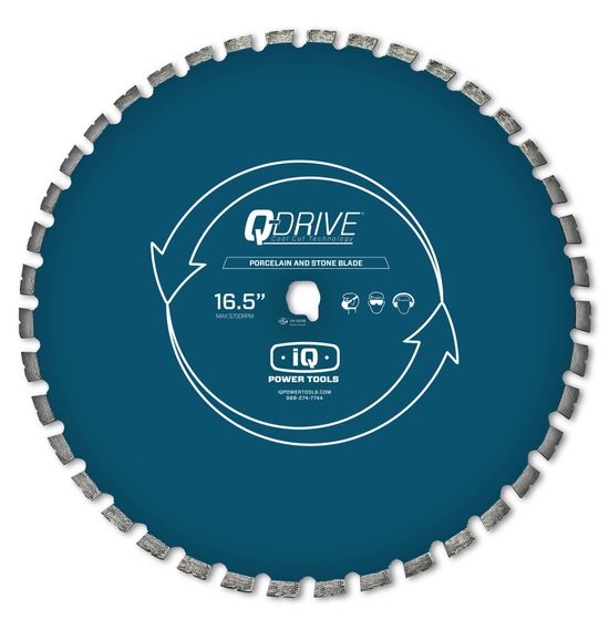 Q-Drive Arrayed Segmented Porcelain Blue Blade 16.5"
