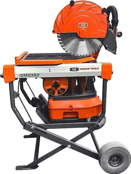 iQ Power Tools Dry Cutting Masonry Saw with Integrated Dust Control 16.5 120v FloorBox