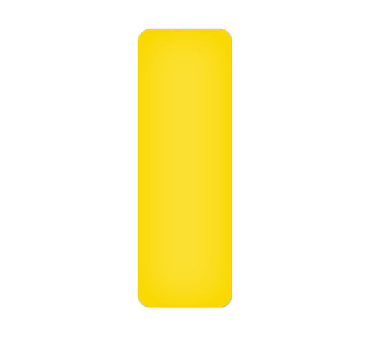 Yellow Tuff Mark "I" - Shape - pack of 20