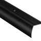 Nez de marche en métal tombant CM2182 en aluminium noir mat - 1-1/8" (28.5 mm) x 1-1/8" x 12'