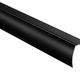 Nez de marche en métal tombant CM2193 en aluminium noir mat - 1-7/8" (47.5 mm) x 1-3/16" x 12'