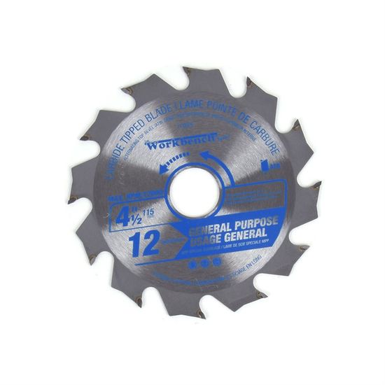 Saw Blade, Carbide Tipped 4 1/2" 12T