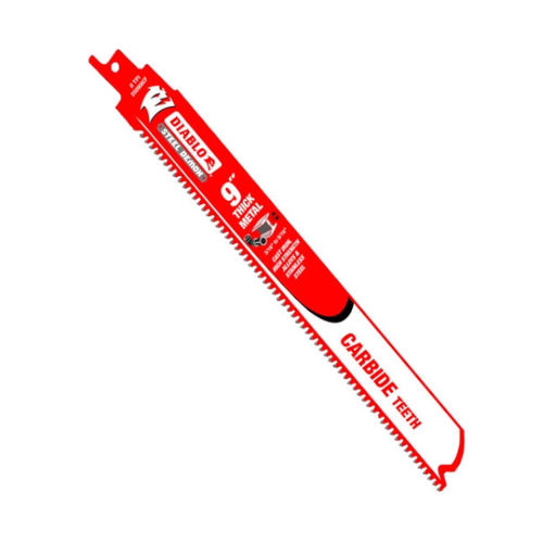 Lames De Scie Sabre Diablo 9 Pouces – 8 TPI – Carbure – Lot De 10