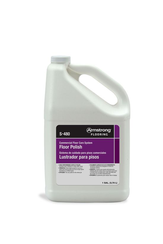 Floor Finish S-480 Commercial 3.78 L (Pack of 4)