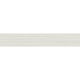 Walls & Floors Tiles Bullnose Edge Trim Zera Annex Color Body Porcelain Matte Bianco 3" x 24"