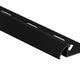 Tile Bullnose Edge Trim CM2251 PRO-COAT Powder Coated Aluminum Matte Black - 3/8" x 8'