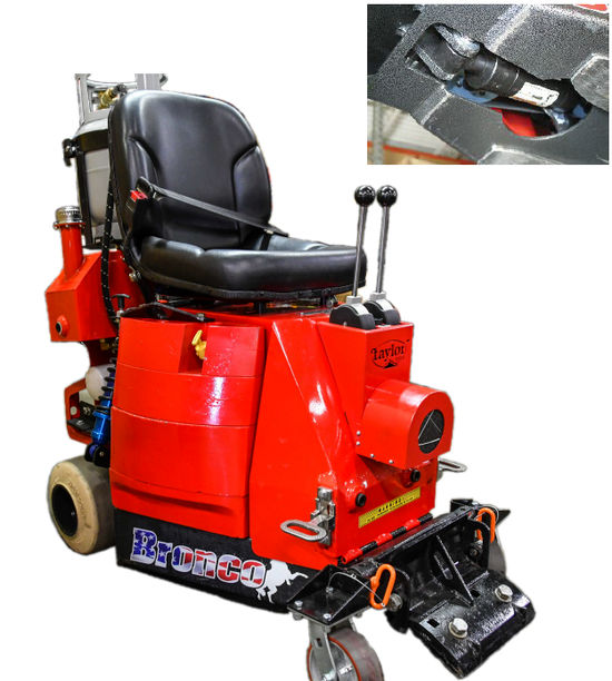 Bronco Ride-On Floor Removal Machine With Hydraulic Lift Gen 2