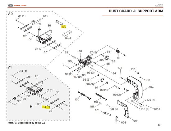 Dust Guard Seal Kit for iQTS244