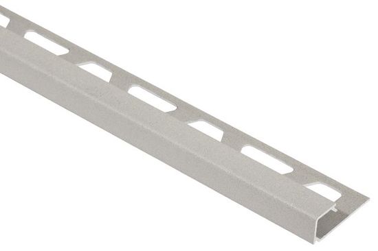 Square Edge Trim QUADEC - Greige Aluminum 3/8" (10 mm) x 10'