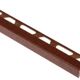 QUADEC Square Edge Profile Anodized Aluminum Rustic Brown 1/4" (6 mm) x 10'