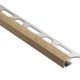 QUADEC Square Edge Profile Anodized Aluminum Beige 5/16" (8 mm) x 10'
