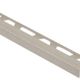 QUADEC Profilé de bordure carré Aluminium anodisé Crème 5/16" (8 mm) x 10'