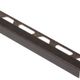QUADEC Profilé de bordure carré Aluminium anodisé Anthracite foncé 5/16" (8 mm) x 10'