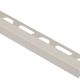 QUADEC Square Edge Profile Anodized Aluminum Ivory 5/16" (8 mm) x 10'