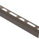 QUADEC Square Edge Profile Anodized Aluminum Light Anthracite 5/16" (8 mm) x 10'
