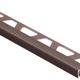 QUADEC Square Edge Profile Anodized Aluminum Bronze 5/16" (8 mm) x 10'