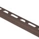 RONDEC Bullnose Edge Trim Aluminum Bronze 1/4" (6 mm) x 10'