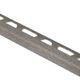 Bullnose Trim RONDEC - Aluminum Stone Grey 1/4" (6 mm) x 10'