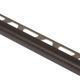 RONDEC Bullnose Edge Trim Aluminum Dark Anthracite 5/16" (8 mm) x 10'