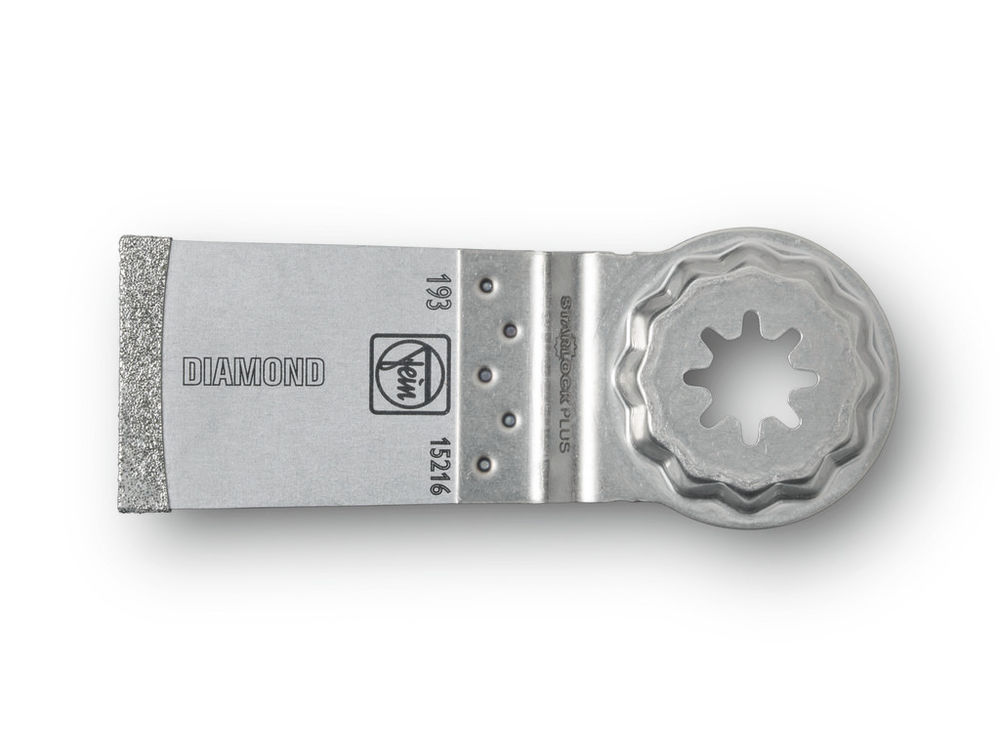 Lame de scie E-cut carbure avec revêtement TiN Starlock 45x32mm Fein