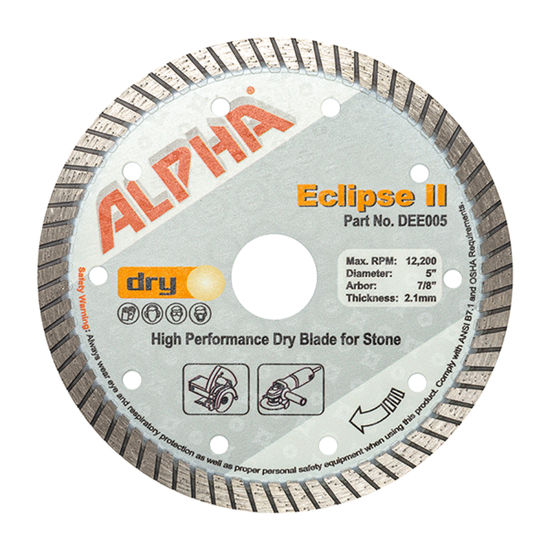 High Performance Dry Blade Eclipse II for Stone 5"