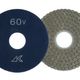 Wet Surface Preparation Blade Ceramica Vitrified with Hook & Loop Blue 60 Grit 4"