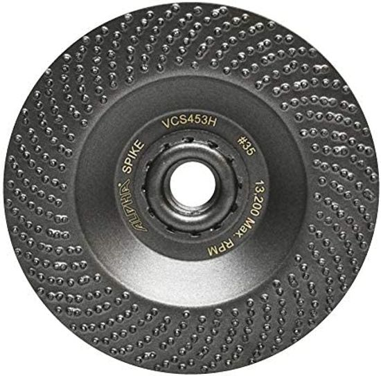 Wet/Dry Coating Removal Disc Spike 35 Grit 4-1/2"