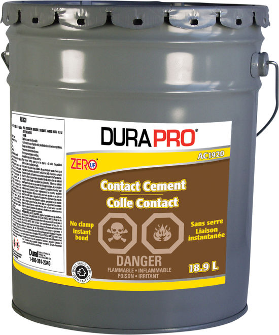 Brush Grade Contact Cement DuraPro 18.9 L