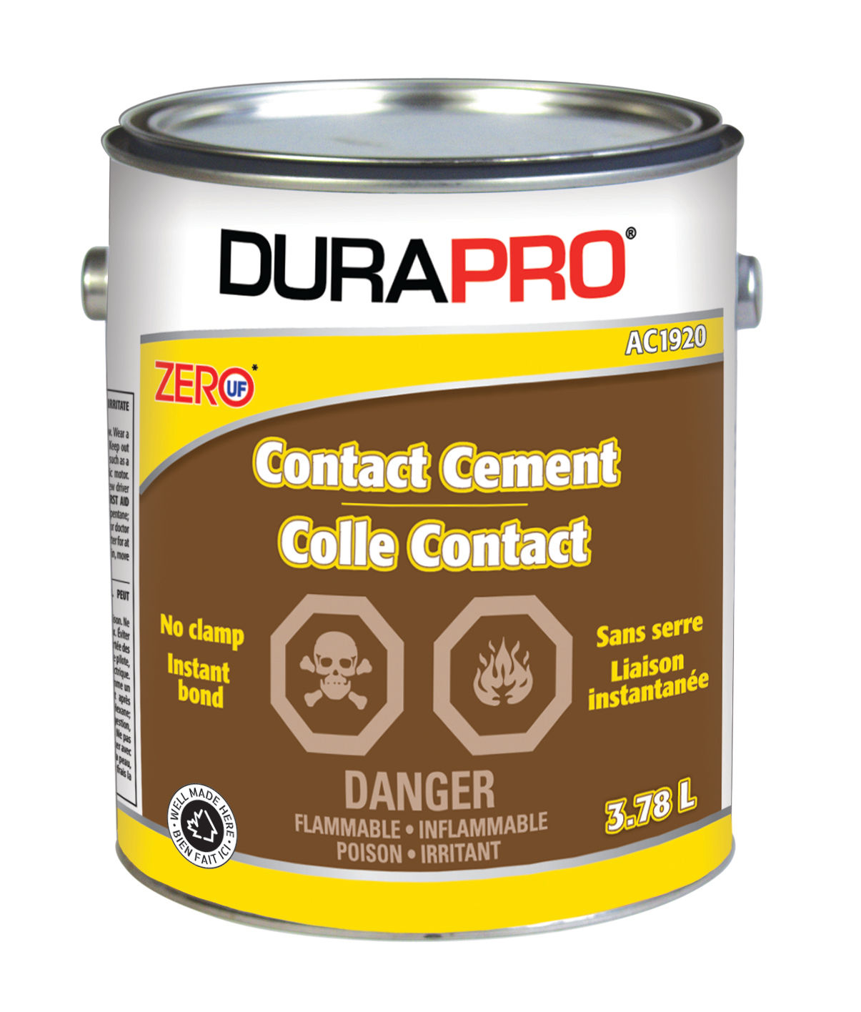 Dural No. 2672-5 Contact Cement Adhesive - 4oz. with Brush in Cap