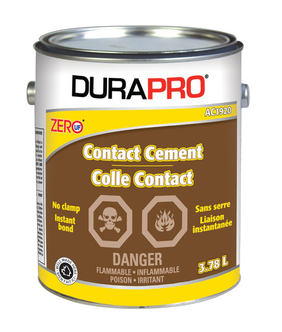 Brush Grade Contact Cement DuraPro 3.78 L