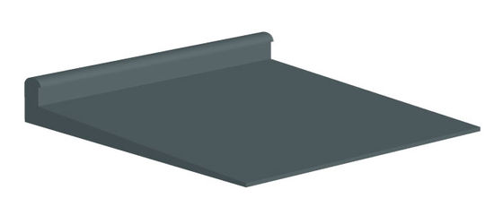 Carpet to 3 mm Resilient Vinyl Reducer #01 Black from 1/8" (3.2 mm) to 5/16" (7.9 mm) x 2-1/8" x 12'