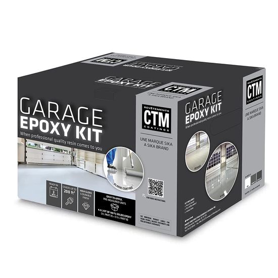 Garage Epoxy Part A+B Kit #305 Grey 4.5 L