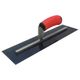 Finishing Trowel QLT Polished Tempered Blue Steel 5" x 24" with Soft Grip Handle