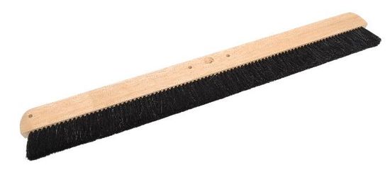 Concrete Broom Wood Backed 36" with Black Horsehair Bristle