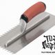 Wave-Notch Trowel 1/4" LayFlat 4-1/2" x 11" with DuraSoft Handle