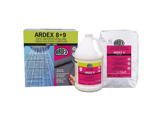 Rapid Waterproofing & Crack Isolation Kit Ardex 8+9 Gray