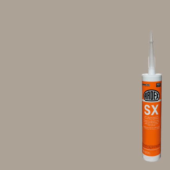 SX 100% Silicone Sealant for Tile & Stone - Dove Gray #18 - 10.1 oz