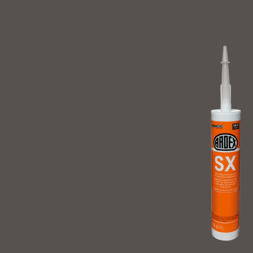Ardex - SX 100% Silicone Sealant for Tile & Stone - Gray Dusk #15 - 10. ...