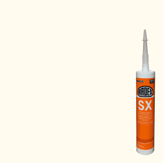 SX 100% Silicone Sealant for Tile & Stone - Polar White #01 - 10.1 oz