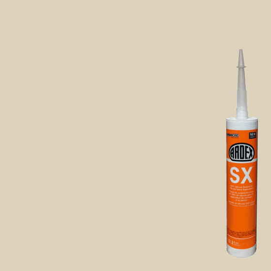 SX 100% Silicone Sealant for Tile & Stone - Sugar Cookie #03 - 10.1 oz