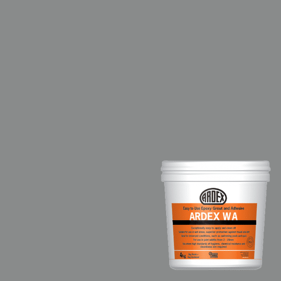WA High Performance 100%-Solids Epoxy Grout - Silver Shimmer #19 - 4 kg