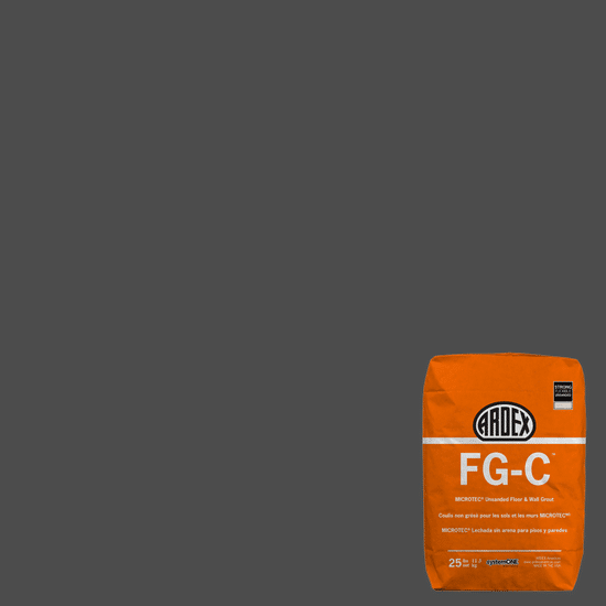 FG-C MICROTEC Unsanded Grout - Charcoal Dust #23 - 25 lb