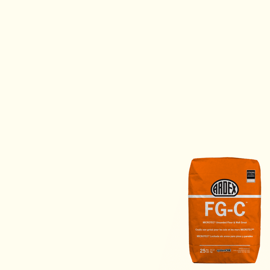 FG-C MICROTEC Unsanded Grout - Polar White #01 - 25 lb