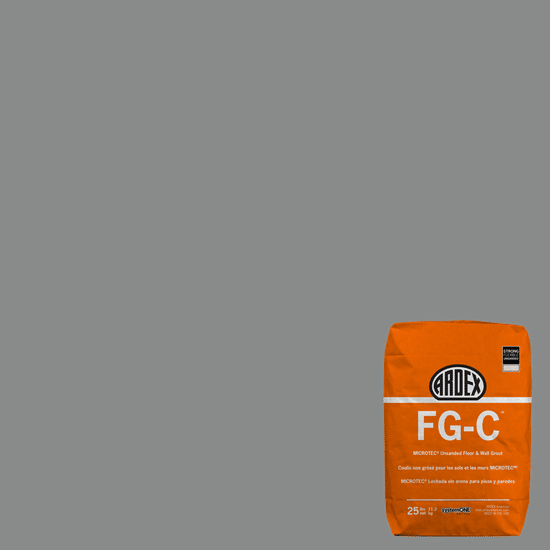 FG-C MICROTEC Unsanded Grout - Silver Shimmer #19 - 25 lb