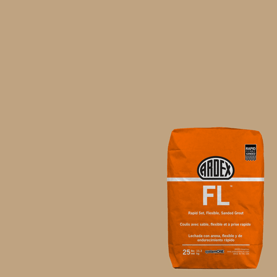 FL Rapid-Set Flexible Sanded Grout - Barley #11 - 25 lb