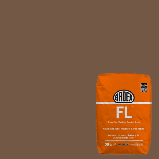 FL Rapid-Set Flexible Sanded Grout - Ground Cocoa #16 - 25 lb