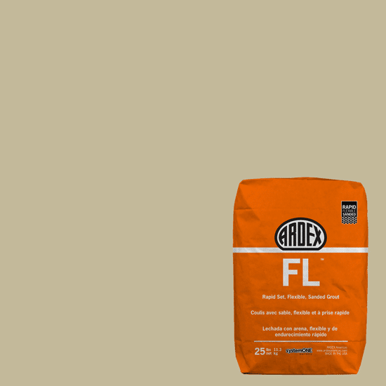 FL Rapid-Set Flexible Sanded Grout - Natural Almond #09 - 25 lb